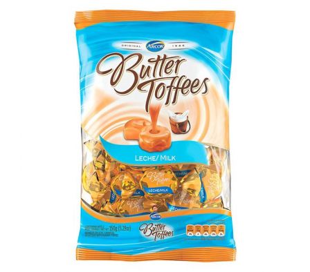 CARAMELO ARCOR BUTTER TOFFE LECHE 150GR