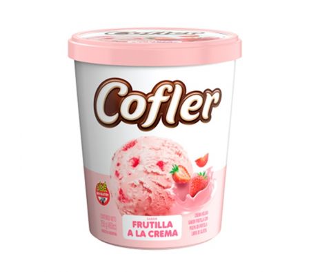HELADO COFLER FRUTILLA A LA CREMA 250GR