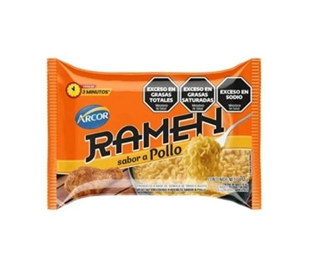 RAMEN ARCOR POLLO 65GR