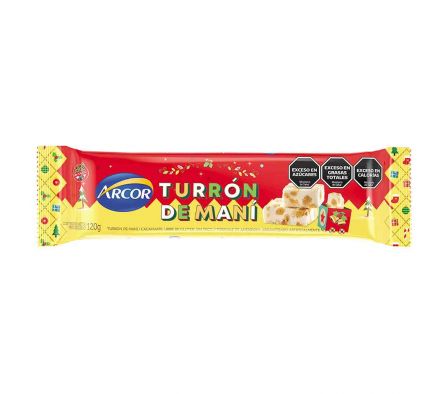 TURRON DE MANI ARCOR 120GR