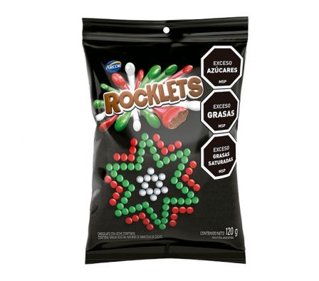 CHOCOLATE ARCOR ROCKLETS 120G