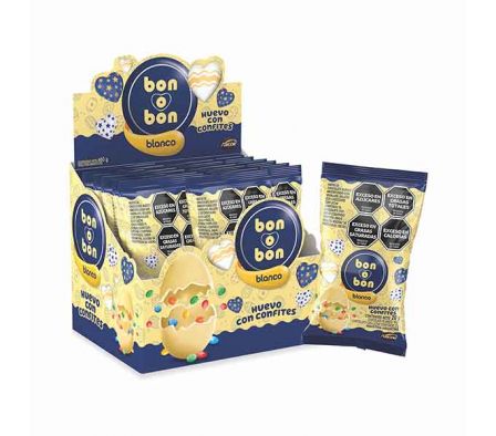 HUEVO DE PASCUAS ARCOR BOB BLANCO FLOW PACK 20G