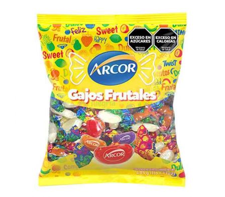 CARAMELOS ARCOR GAJOS FRUTALES 485GR 