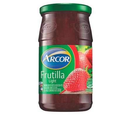 MERMELADA ARCOR DE FRUTILLA LIGHT 390GR