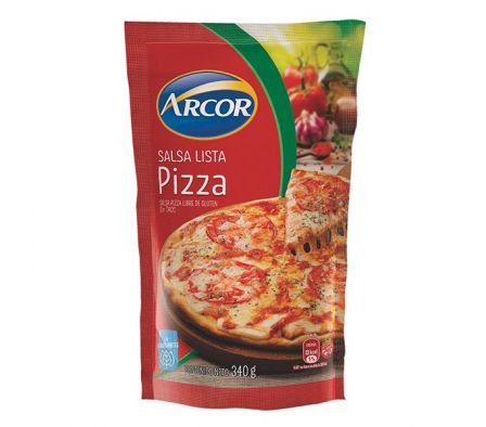 SALSA ARCOR PIZZA DOY PACK 340GR