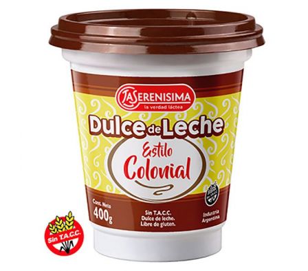 DULCE DE LECHE LA SERENISIMA ESTILO COLONIAL 400GR