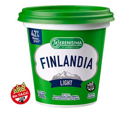 QUESO LA SERENISIMA FINLANDIA LIGHT POTE 300GR