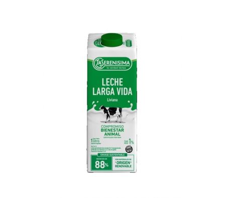 LECHE LA SERENISIMA UAT PARCIALMENTE DESCRE 1LT