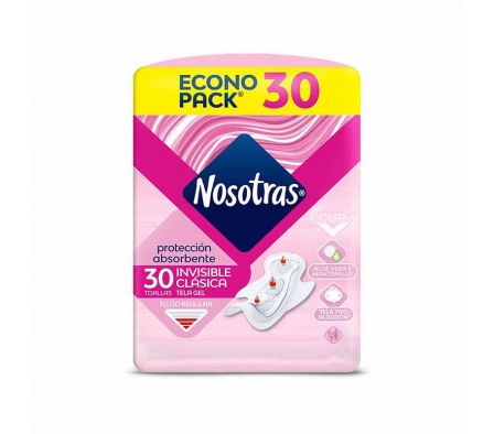 TOALLAS NOSOTRAS INVISIBLE CLASICA 30 UN