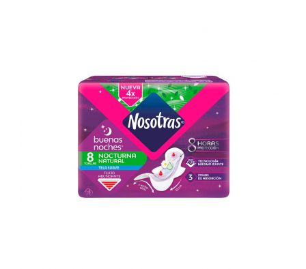 TOALLA HIGIENICA NOSOTRAS BUENAS NOCHES 8UN
