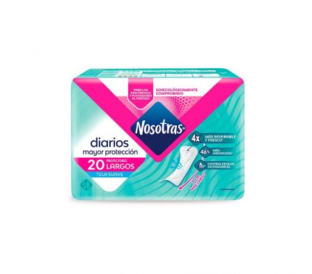 PROTECTOR NOSOTRAS DIARIO LARGOS 20UN 