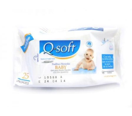 TOALLITAS HUMEDA Q.SOFT BABY CLASICA 25UN