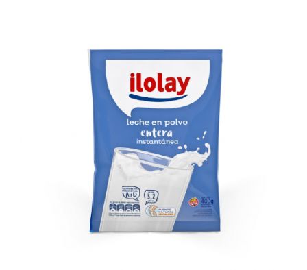 LECHE ENTERA ILOLAY EN POLVO 400GR