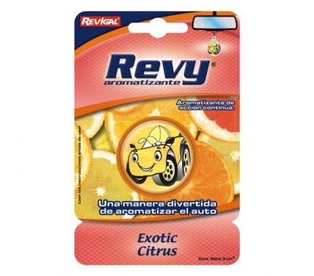 AROMATIZANTE REVIGAL PARA AUTO REVY EXOTIC CITRUS 