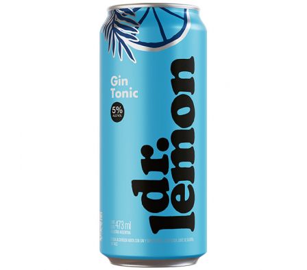 GIN TONIC DR.LEMON LATA 473ML