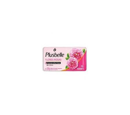 JABON DE TOCADOR PLUSBELLE FLORES Y ROSAS 3 X 120 
