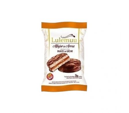 ALFAJOR ARROZ LULEMUU CHOCOLATE CON LIMON 26G