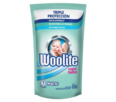 JABON LIQUIDO WOOLITE BEBE DOY 450ML PACK