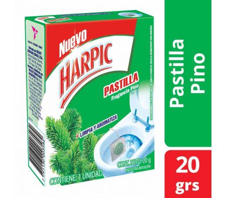 PASTILLAS PARA INODOROS HARPIC PINO 20G