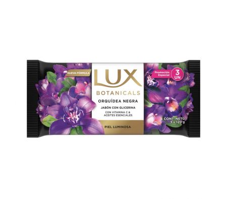 JABON LUX ORQUIDEA NEGRA 24X3X125G