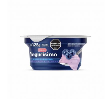 YOGUR YOGURISIMO ESTILO GRIEGO ARANDANOS 125GR