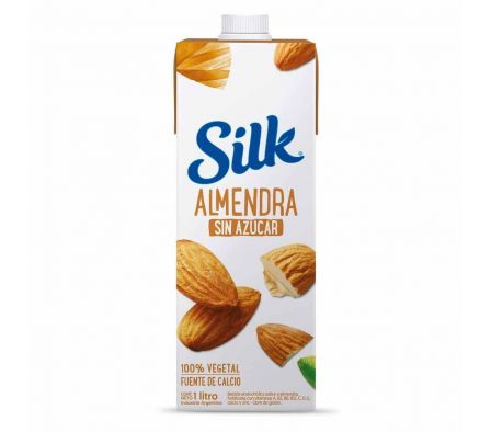 BEBIDA LACTEA SILK ALMENDRA SIN AZUCAR 1L.