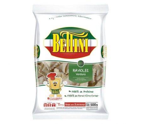 RAVIOLES BETTINI CON VERDURA 500GR