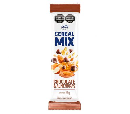 CEREAL BARRA ARCOR CHOCO+ALMENDRA 23GR