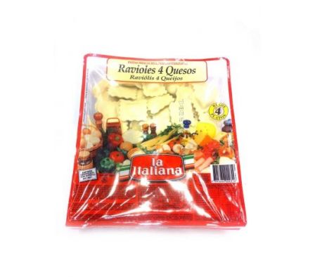 RAVIOLES LA ITALIANA 4 QUESOS 500GR