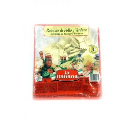 RAVIOLES LA ITALIANA POLLO 500GR