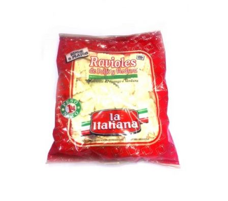RAVIOLES LA ITALIANA POLLO 1KL