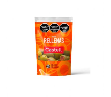 ACEITUNA CASTELL VERDE RELL 180GR DOYPACK