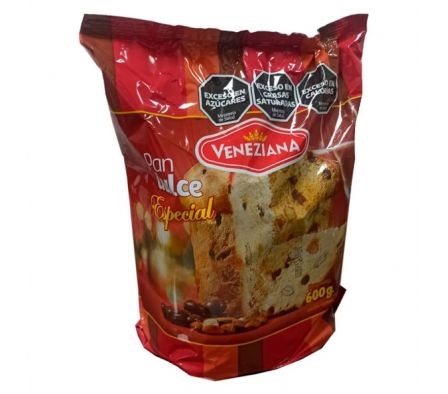 PAN DULCE VENEZIANA ESPECIAL CON ALMENDRAS 600GR