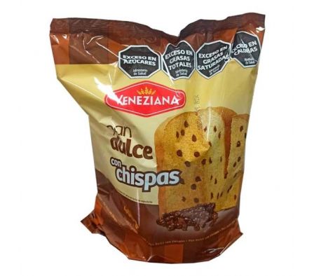 PAN DULCE VENEZIANA CHIPS CHOCO 400GR