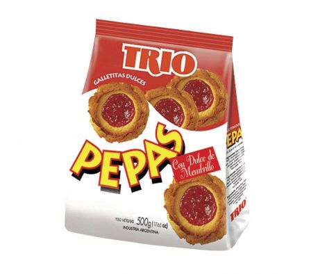 GALLETITAS DULCES TRIO PEPAS 500 GRS