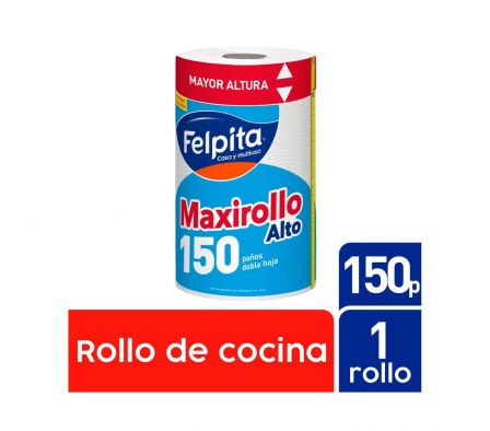 ROLLO DE COCINA FELPITA MAXIROLLO 150 PAÑOS