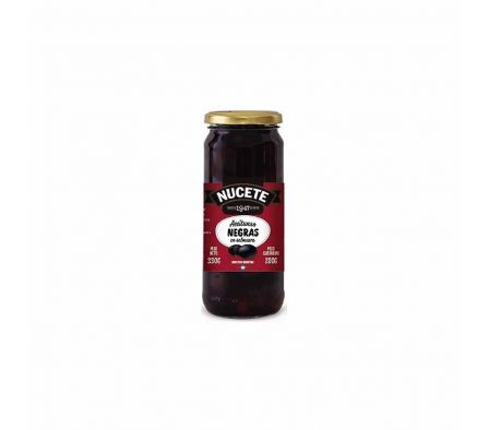 ACEITUNAS NEGRAS NUCETE 200GR
