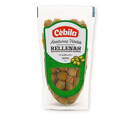 ACEITUNAS VERDES LA CEBILA RELLENA 180GR