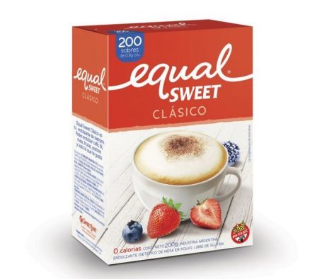 EDULCORANTE EQUALSWEET POLVO SOBRES 50UN 40GR