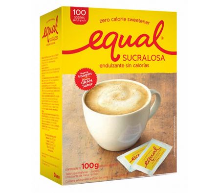 EDULCORANTE EQUALSWEET SUCRALOSA SOBRES 100GR