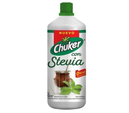 EDULC. CHUKER LIQ. C/STEVIA 250 ML