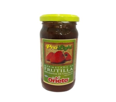 MERMELADA DE FRUTILLA ORIETA LIGHT 350GR