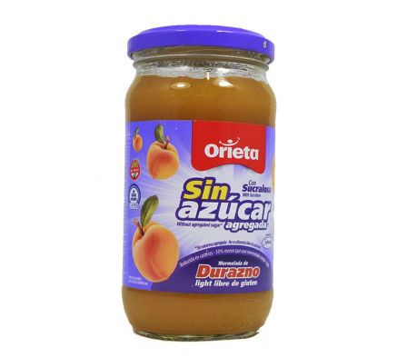 MERMELADA ORIETA DIABET DURAZNO 340GR