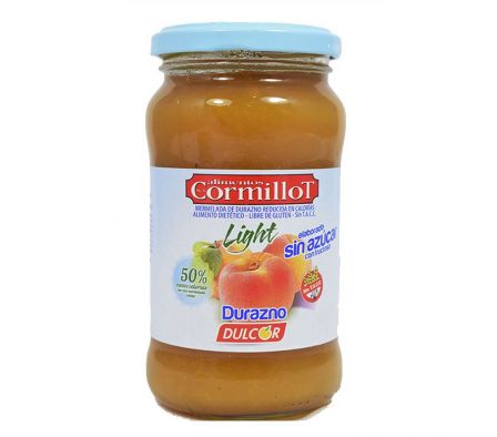 MERMELADA CORMILLOT DURAZNO S/AZUCAR LIGHT 390GR