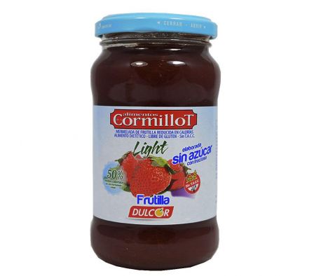 Mermelada Dr. Cormillot de frutilla sin azúcar 390 g.