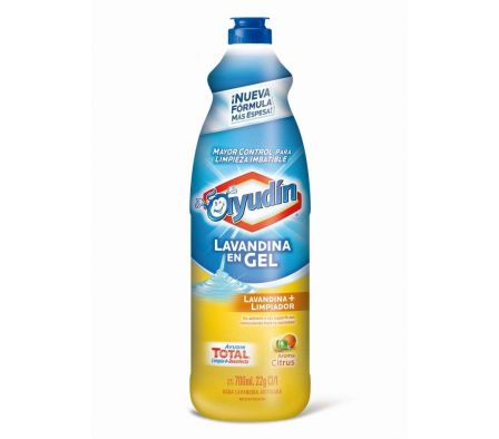 LAVANDINA AYUDIN EN GEL CITRUS 700ML