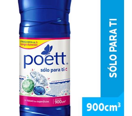 LIMPIADOR POETT SOLO PARA TI DESINFECTANTE 900ML