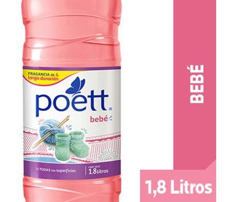 LIMPIADOR POETT BEBE DESINFECTANTE 1.8LT
