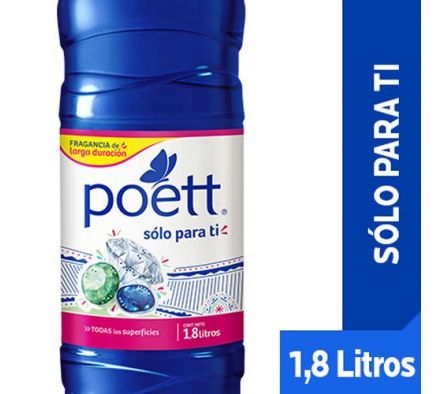 LIMPIADOR POETT SOLO PARA TI DESINFECTANTE 1.8LT