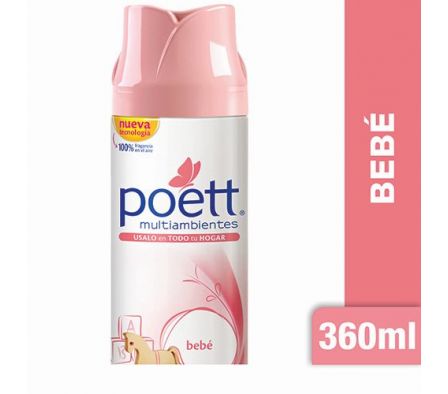 DESODORANTE AMB. POETT BEBE 360ML